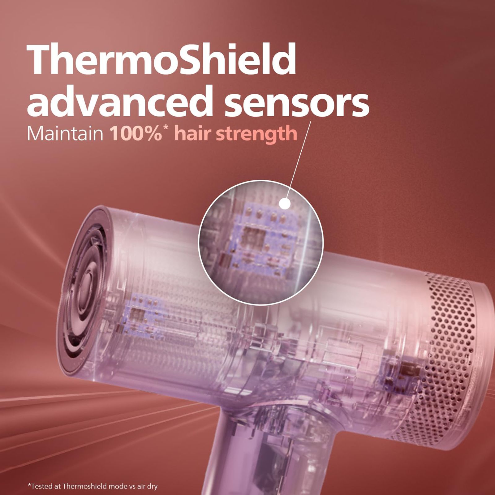 Philips 8000 Series Hair Dryer With 7 Heat Settings & Cool Shot (Thermo Shield Advanced Technology, Rose Champagne) Philips 8000 Series Hair Dryer With 7 Heat Settings & Cool Shot (Thermo Shield Advanced Technology, Rose Champagne)_11