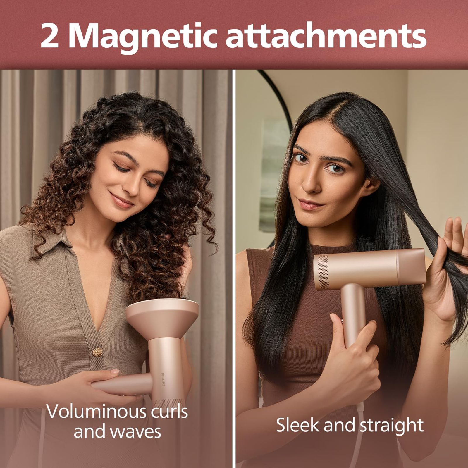 Philips 8000 Series Hair Dryer With 7 Heat Settings & Cool Shot (Thermo Shield Advanced Technology, Rose Champagne) Philips 8000 Series Hair Dryer With 7 Heat Settings & Cool Shot (Thermo Shield Advanced Technology, Rose Champagne)_13