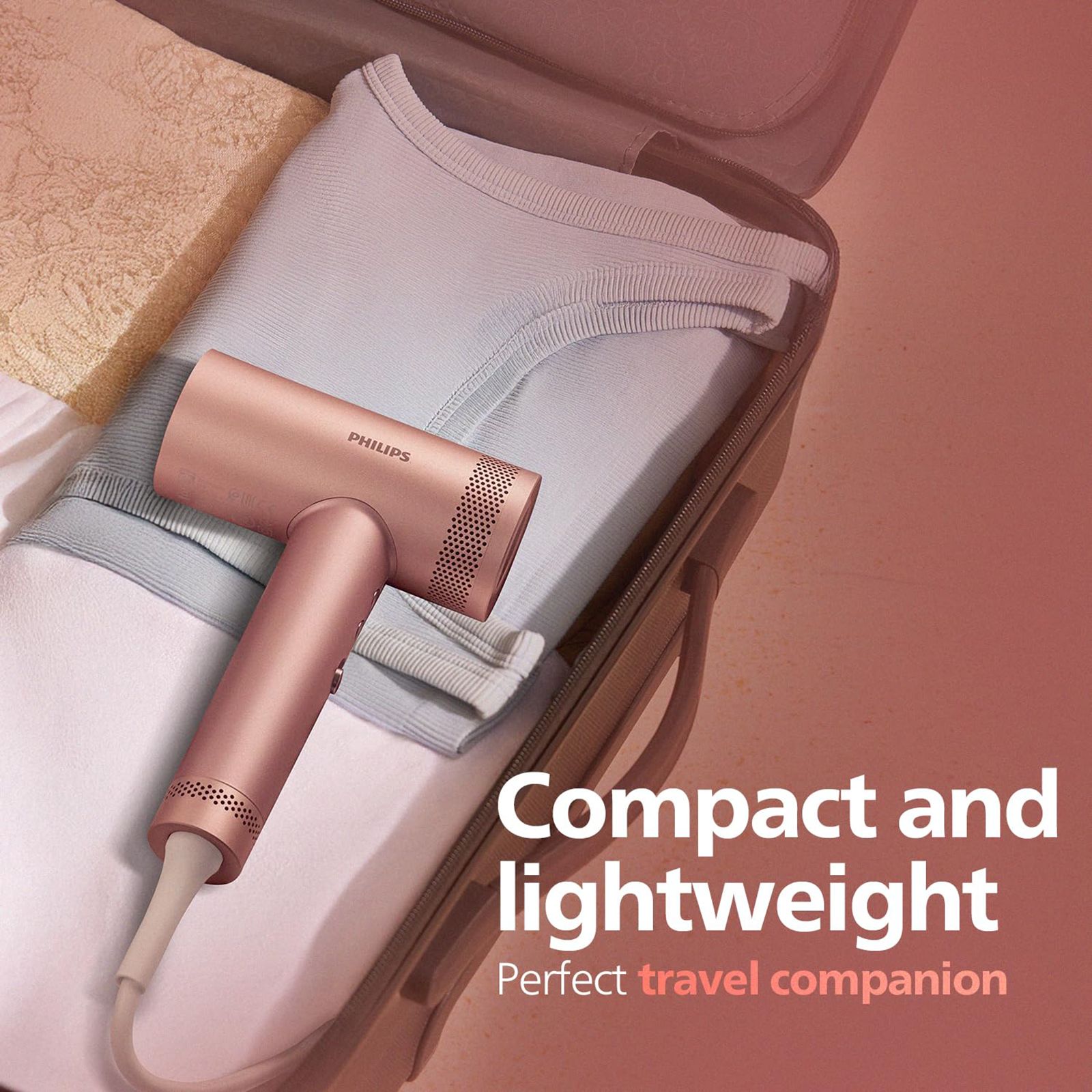 Philips 8000 Series Hair Dryer With 7 Heat Settings & Cool Shot (Thermo Shield Advanced Technology, Rose Champagne) Philips 8000 Series Hair Dryer With 7 Heat Settings & Cool Shot (Thermo Shield Advanced Technology, Rose Champagne)_15
