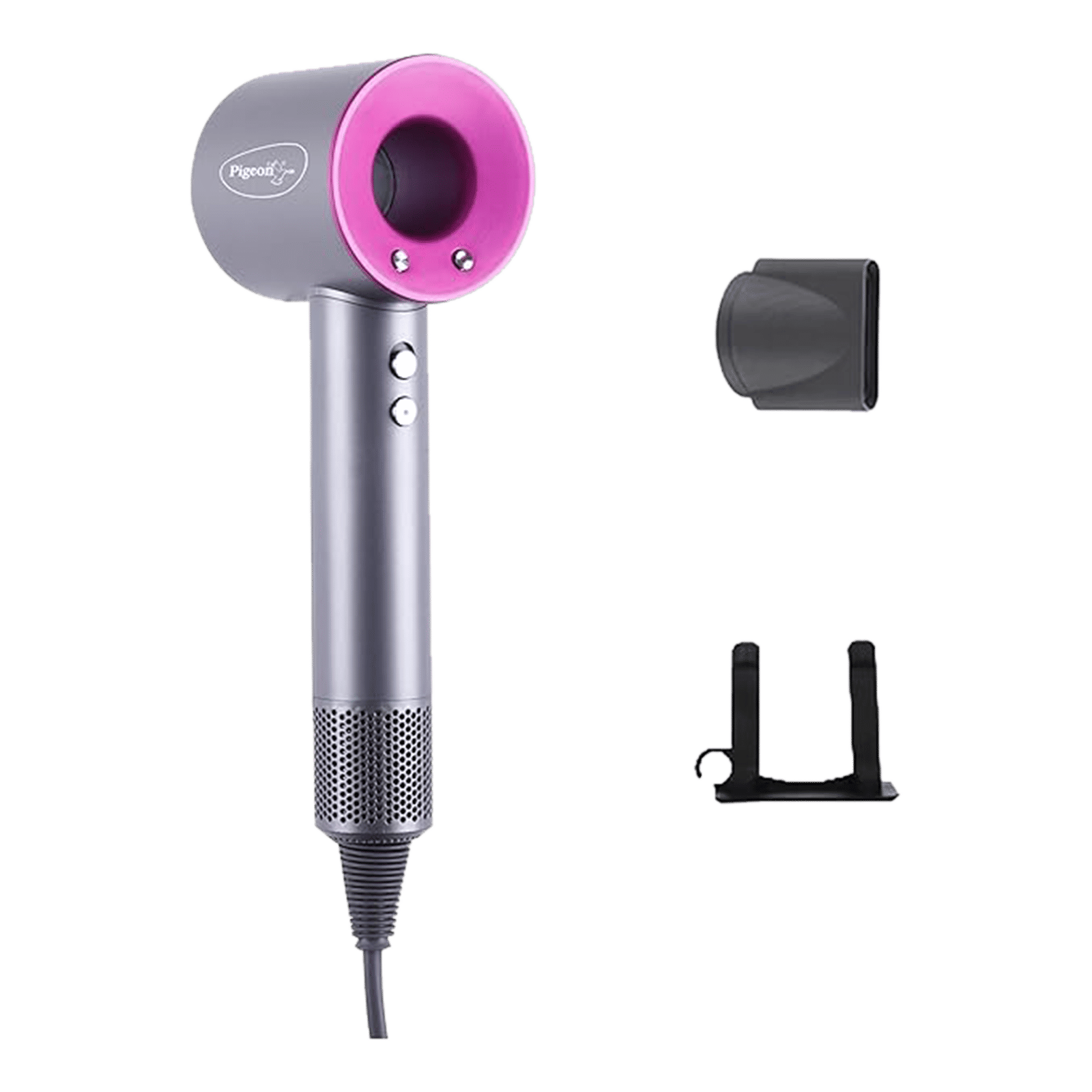PIGEON Elegant BLDC 2-In-1 Hair Dryer with 4 Heat Settings & Cool Shot (Ionic Technology, Grey) PIGEON Elegant BLDC 2-In-1 Hair Dryer with 4 Heat Settings & Cool Shot (Ionic Technology, Grey)_1
