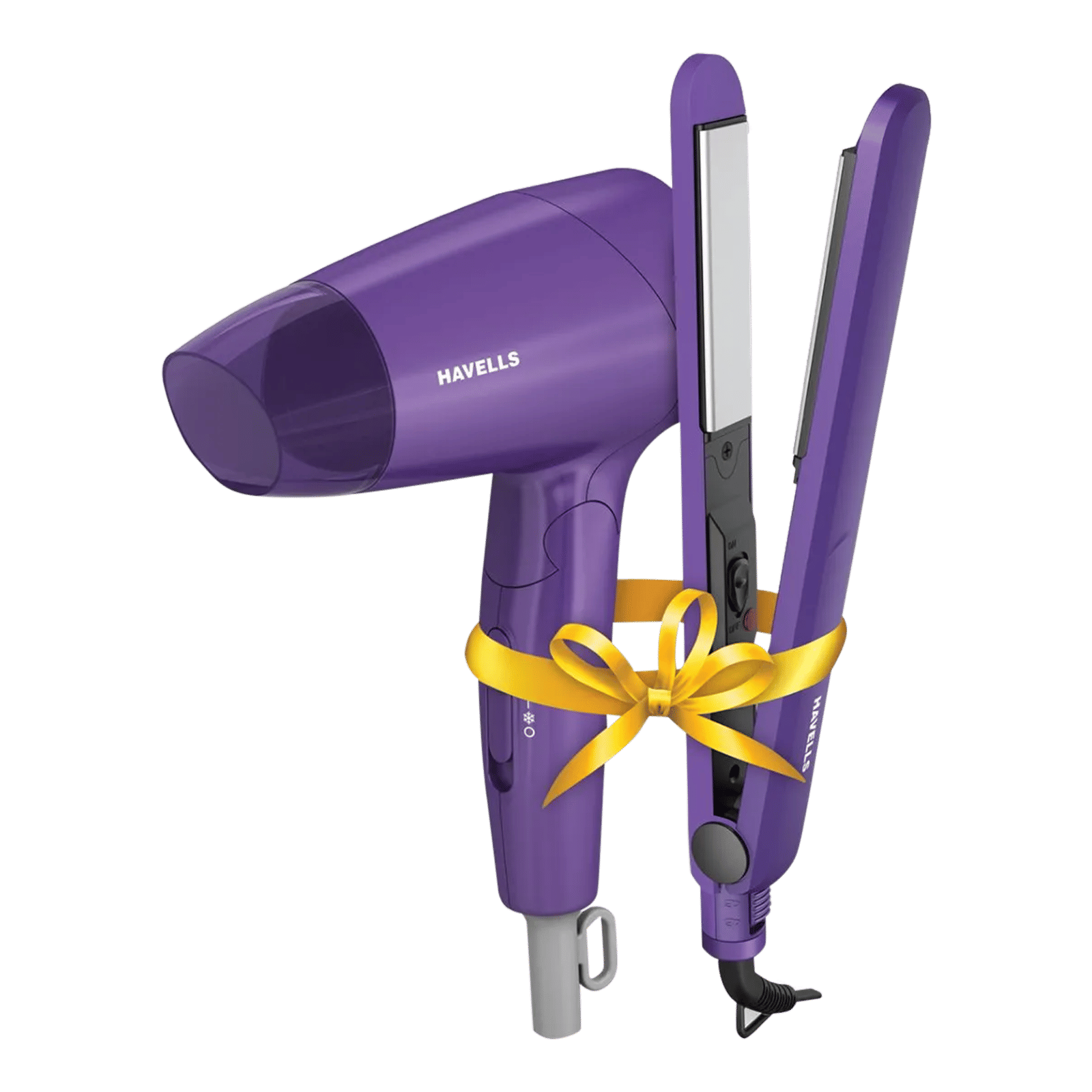 Havells HC4035 2-in-1 Hair Styler with Ceramic Coated Floating Plates (Styling Concentrator, Purple)_1