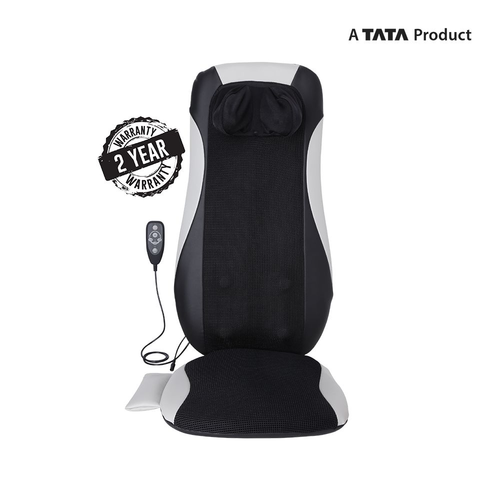 Croma Back & Neck Massager (Heat Function, Black) Croma Back & Neck Massager (Heat Function, Black)_2