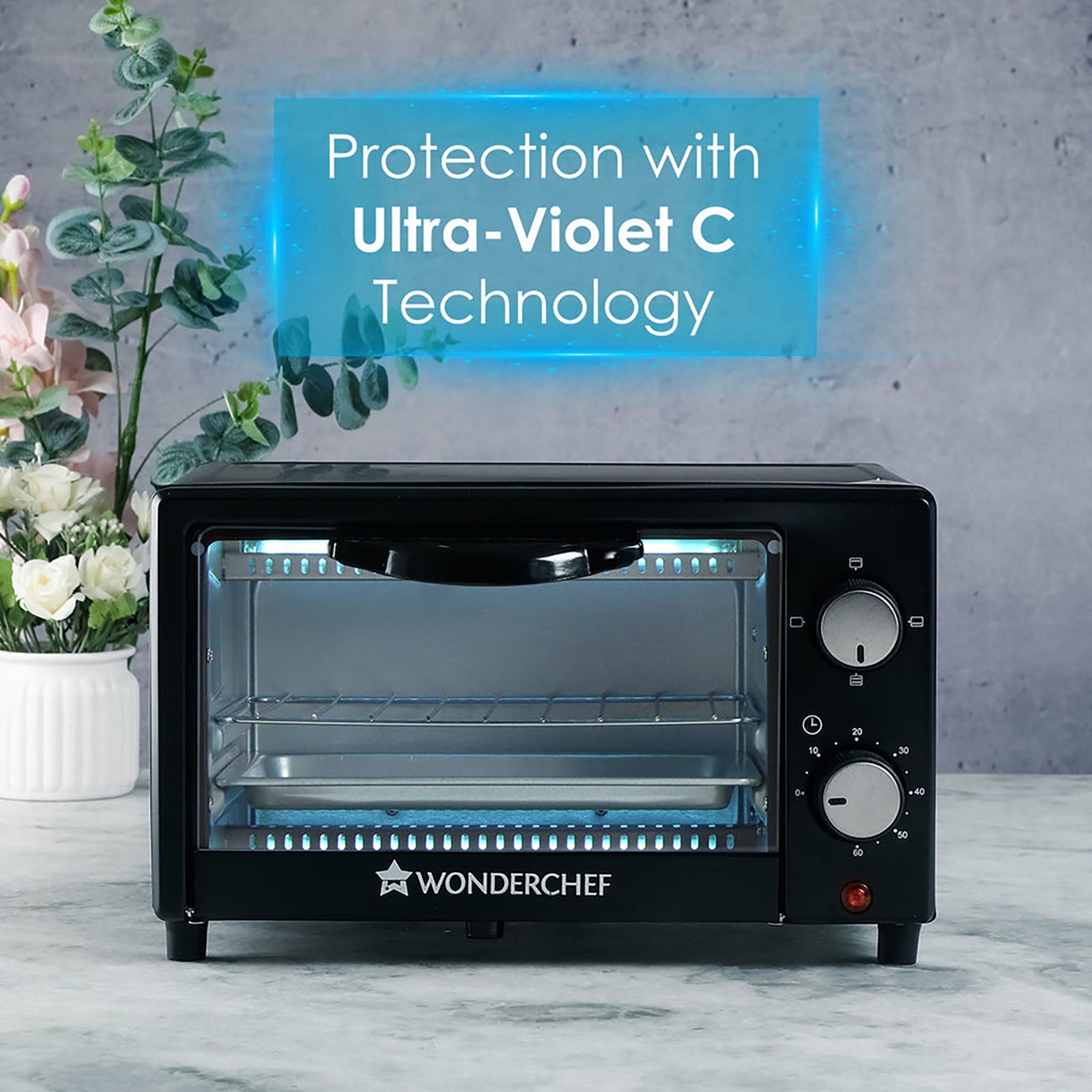 WONDERCHEF Prato Electric UVC Sanitizing Oven (Disinfecting, 63153564, Black) WONDERCHEF Prato Electric UVC Sanitizing Oven (Disinfecting, 63153564, Black)_15