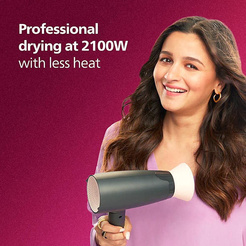PHILIPS 3000 Series Hair Dryer with 6 Heat Settings & Cool Air Function (Ionic Technology, Pink & Black) PHILIPS 3000 Series Hair Dryer with 6 Heat Settings & Cool Air Function (Ionic Technology, Pink & Black)_12