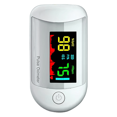 iGear Health Digital Pulse Monitor/Oximeter (Perfusion Index of 0.3%, iG-A3, White)