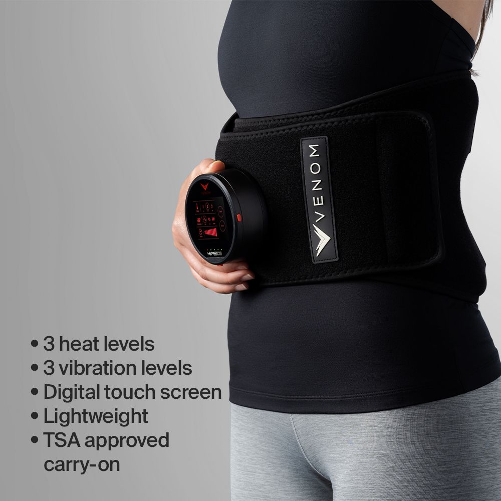 Hyperice Venom Back Massager (Nano-Technology, Variable Heat Levels, 101066, Black)_3