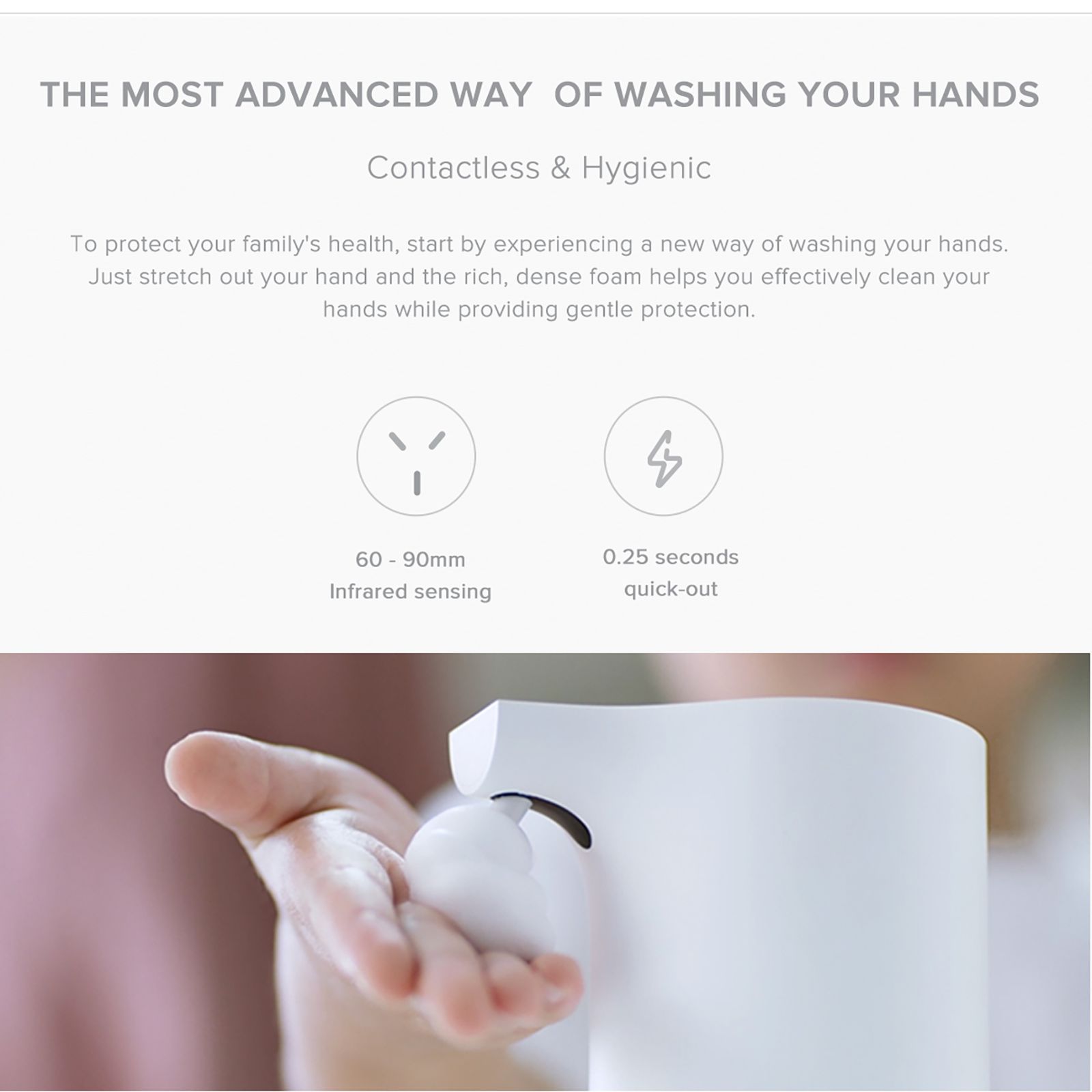 Mi Automatic Soap Dispenser (Auto-Hand Detection, BHR4133IN, White) Mi Automatic Soap Dispenser (Auto-Hand Detection, BHR4133IN, White)_5
