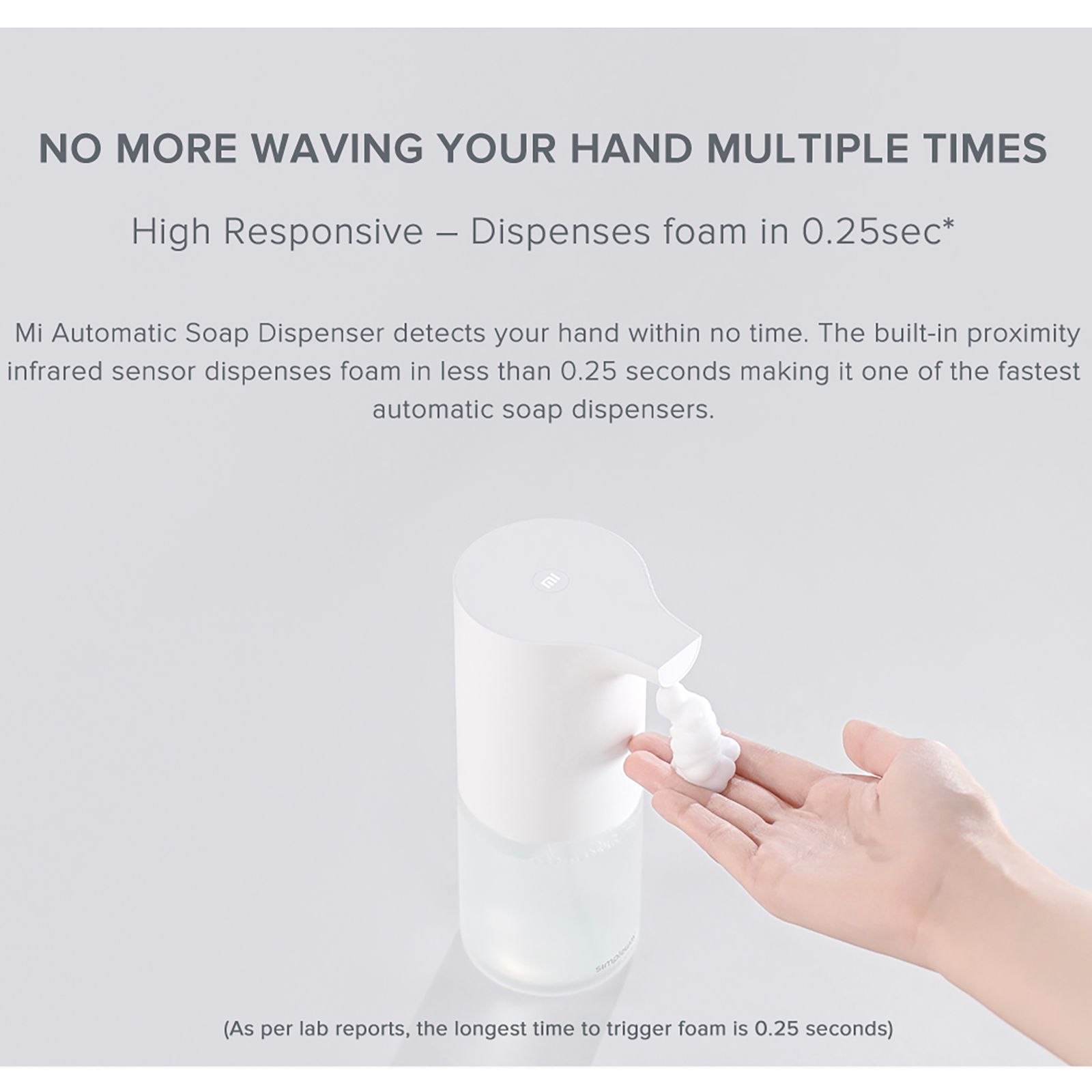 Mi Automatic Soap Dispenser (Auto-Hand Detection, BHR4133IN, White) Mi Automatic Soap Dispenser (Auto-Hand Detection, BHR4133IN, White)_7