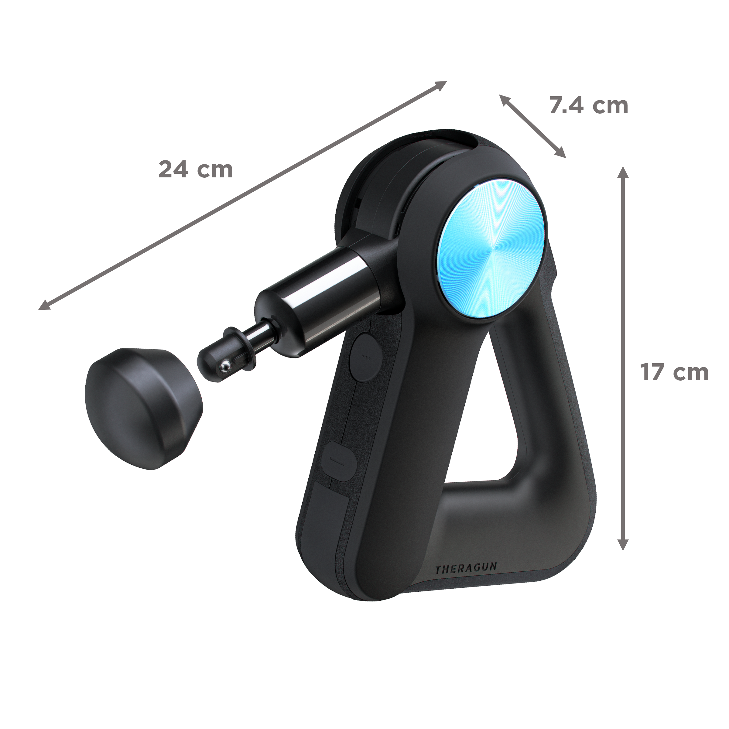 Therabody Theragun PRO Full Body Massager (QuietForce Technology, Rotating Arm, G4-PRO-BLK, Black) Therabody Theragun PRO Full Body Massager (QuietForce Technology, Rotating Arm, G4-PRO-BLK, Black)_2