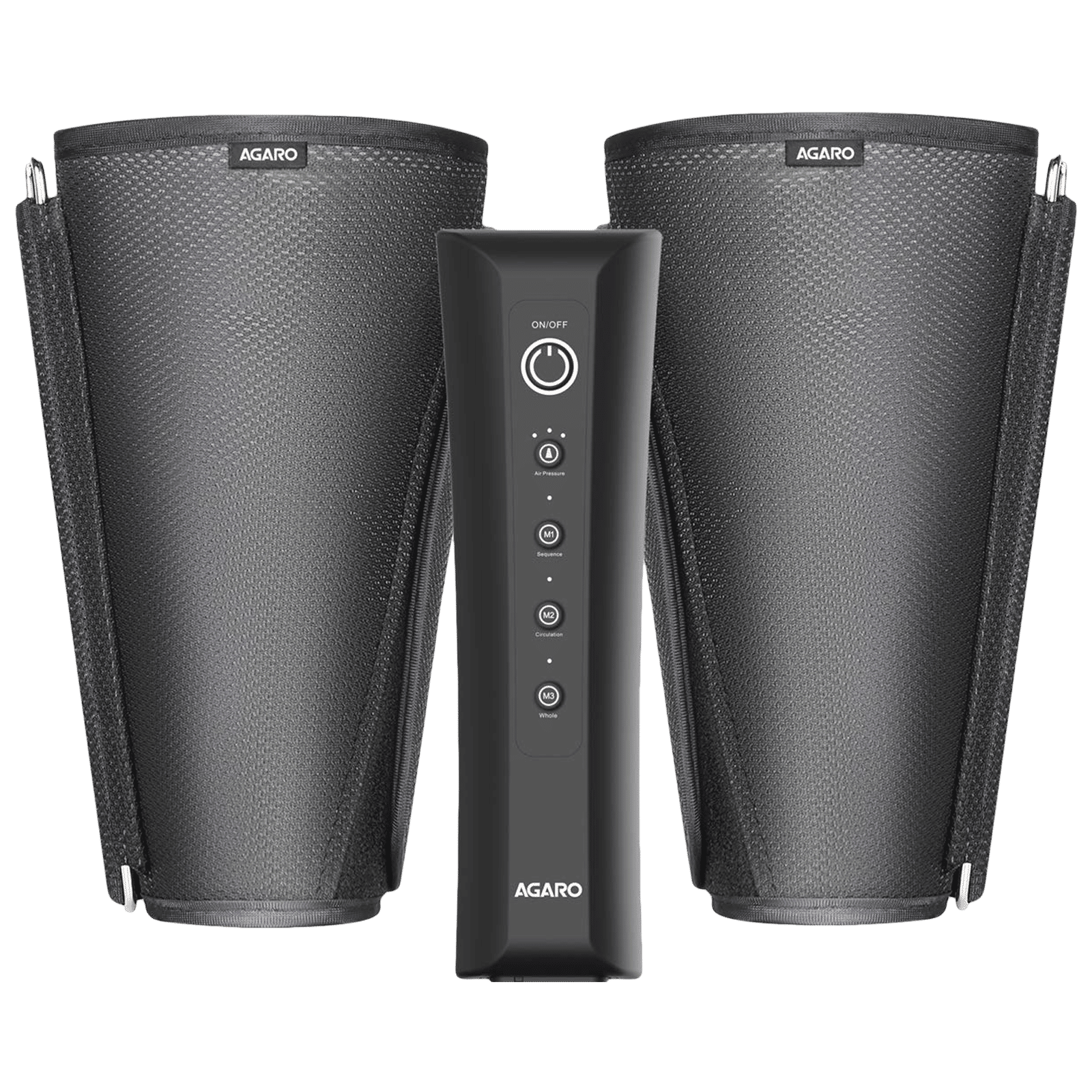 AGARO Smart Air Compression Leg Massager (3 Modes, Fabric, Black) AGARO Smart Air Compression Leg Massager (3 Modes, Fabric, Black)_1