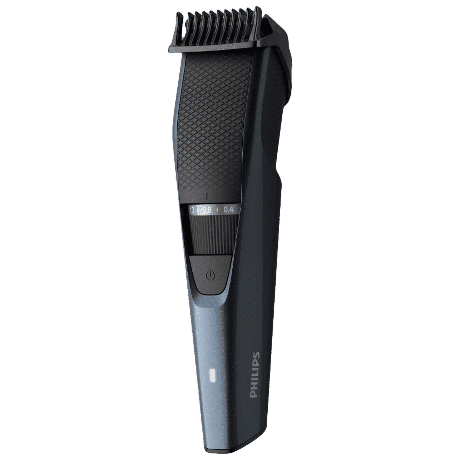 PHILIPS 3000 Series Rechargeable Cordless Wet & Dry Trimmer for Beard & Moustache with 20 Length Settings for Men (60min Runtime, LED Charge Indicator, Blue) PHILIPS 3000 Series Rechargeable Cordless Wet & Dry Trimmer for Beard & Moustache with 20 Length Settings for Men (60min Runtime, LED Charge Indicator, Blue)_1