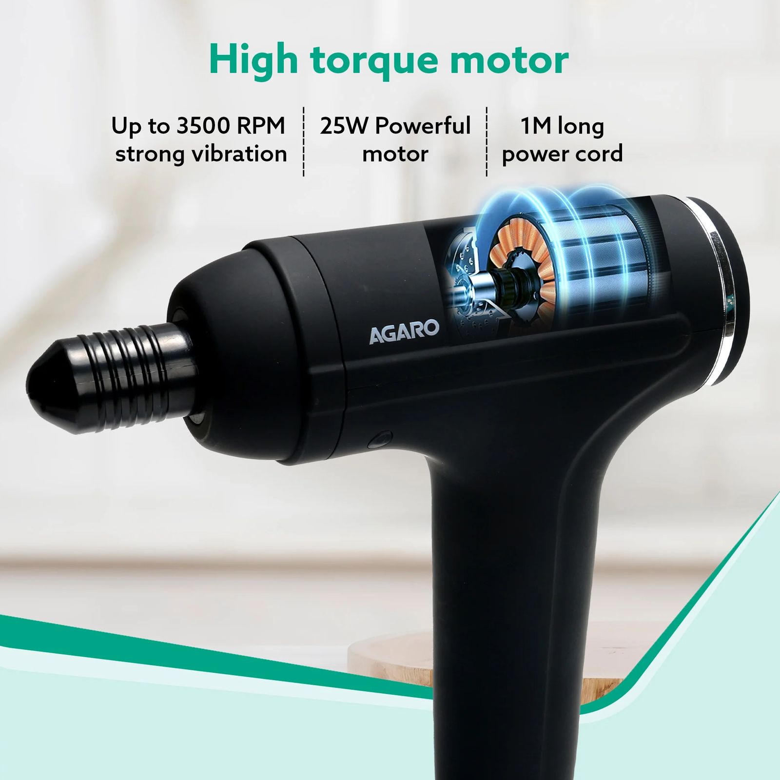 AGARO Galaxy Full Body Massager (High Torque Motor, 34024, Black) AGARO Galaxy Full Body Massager (High Torque Motor, 34024, Black)_2