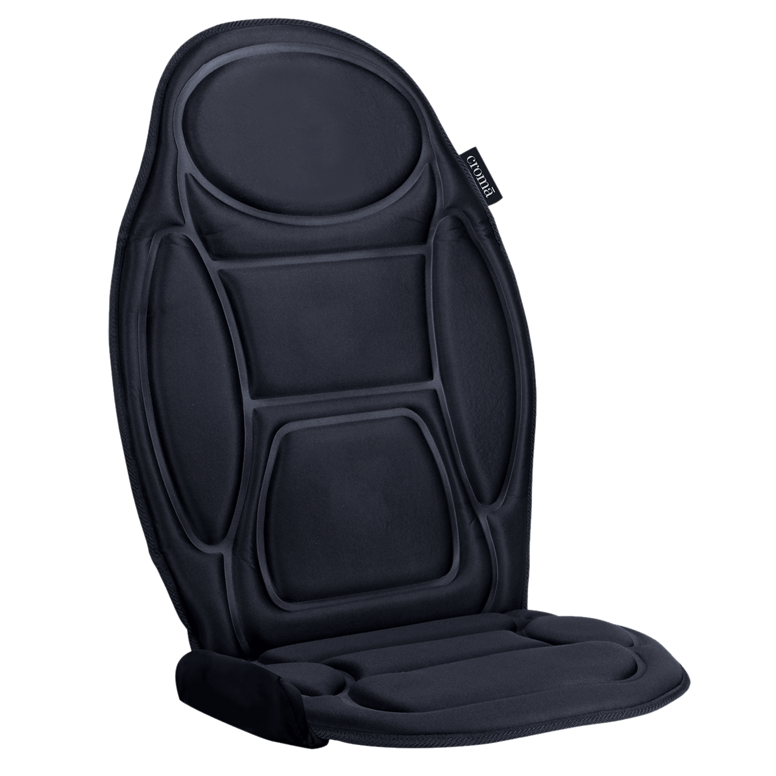 Croma Back Massager Seat (Isolation Massage, Black)_2