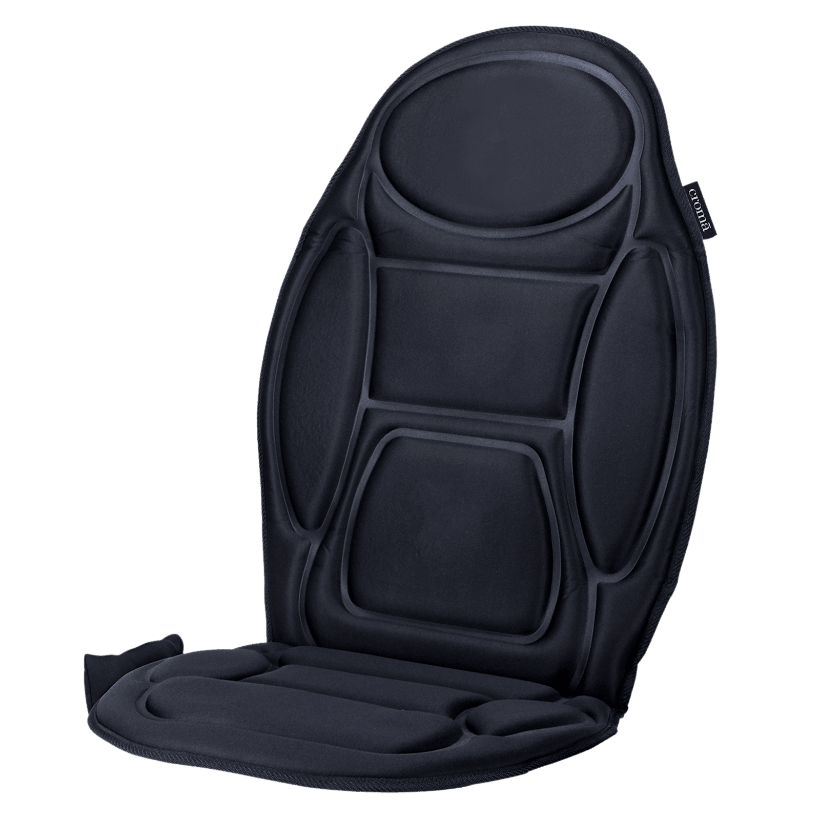Croma Back Massager Seat (Isolation Massage, Black)_3