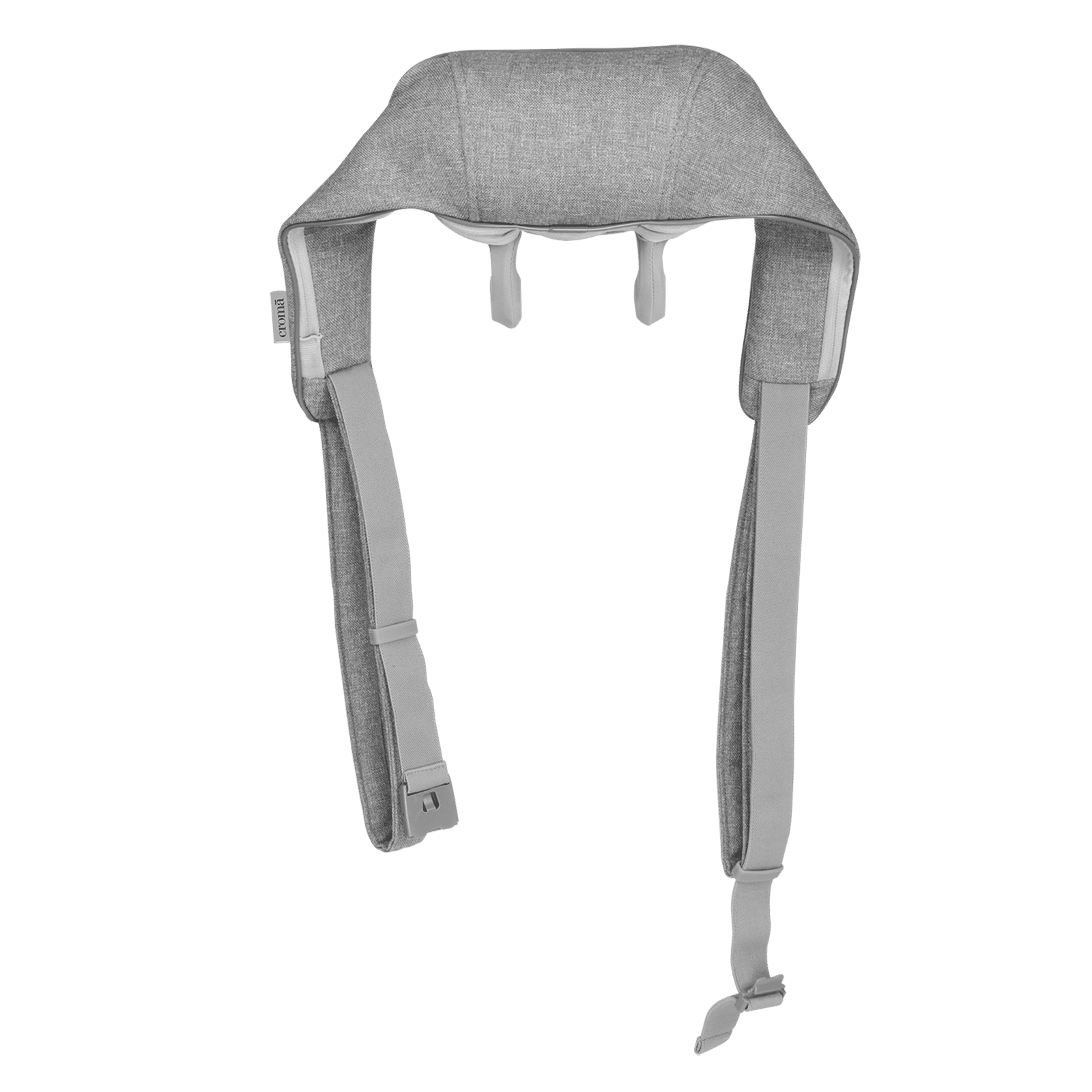 Croma Neck and Shoulder Massager (Zipped Fabric, Grey)_6
