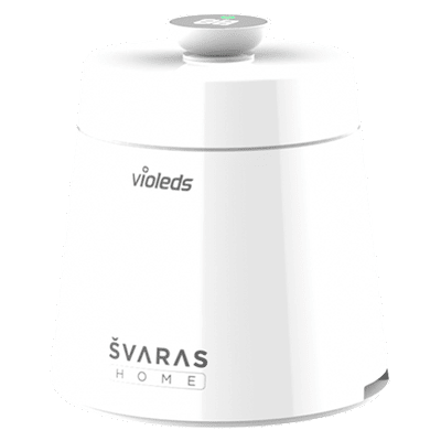 SVARAS Home Rechargeable UV Sterilizer (Voice Alarm, X2 Pro, White)
