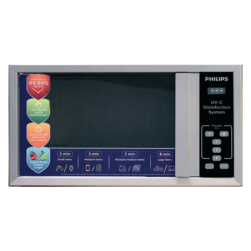 PHILIPS UVDSPHL30L Electric Powered Germicidal Lamp UV-C Disinfection System (30 litres, No leakage and Uniform Coverage, Disinfection for Grocery, Mobiles, Electronics, Baby products, Currency Note, 929002474013, Silver)_1