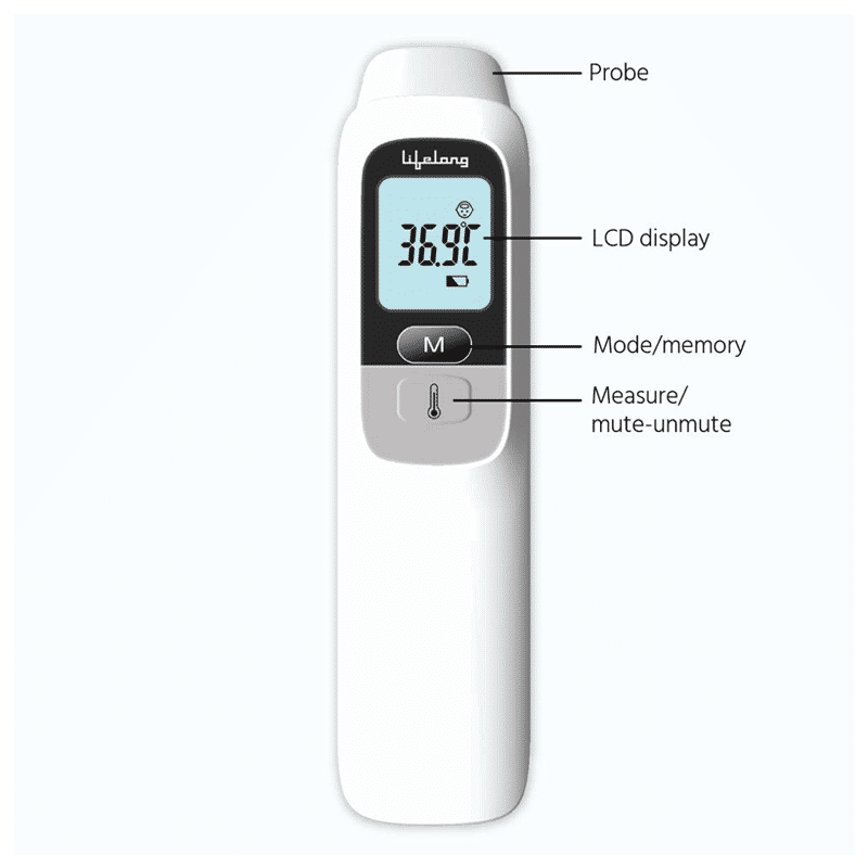 Lifelong Infrared Non Contact IR Thermometer (JA-11A, White)_7
