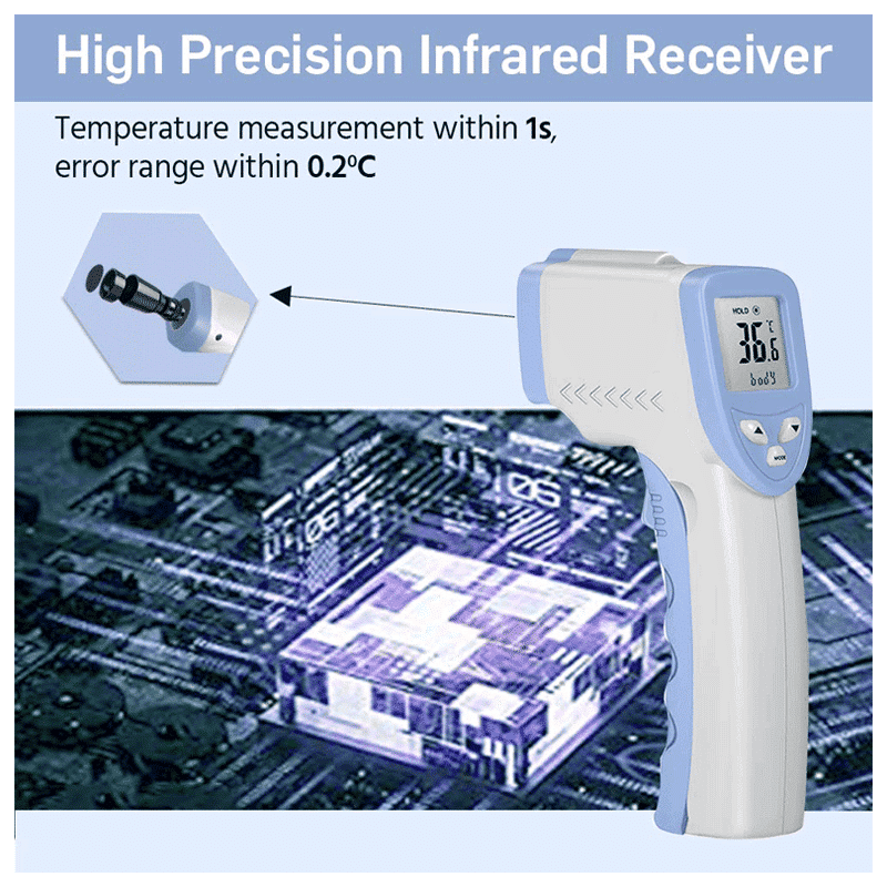 Lifelong Infrared Digital Thermometer (DT8861, White)_6