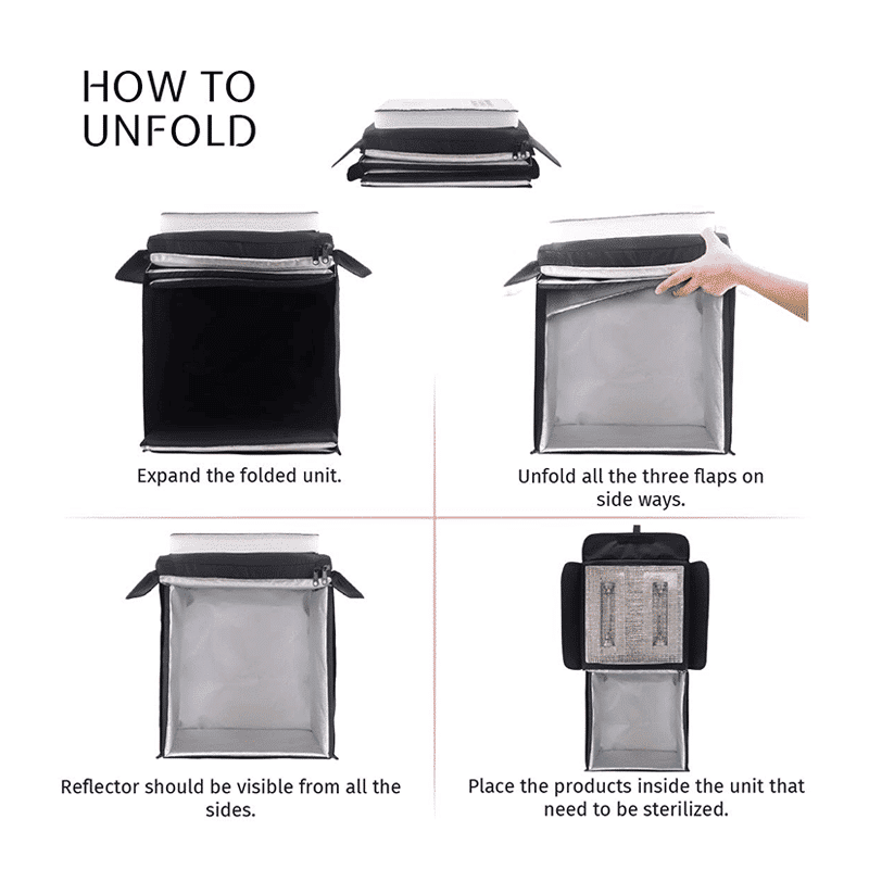 Arctic Fox UV-C Virus Germicidal Bulb Diffuser Bag (20 Ltrs, FEXUTBBLKWZ120020, Black) Arctic Fox UV-C Virus Germicidal Bulb Diffuser Bag (20 Ltrs, FEXUTBBLKWZ120020, Black)_9