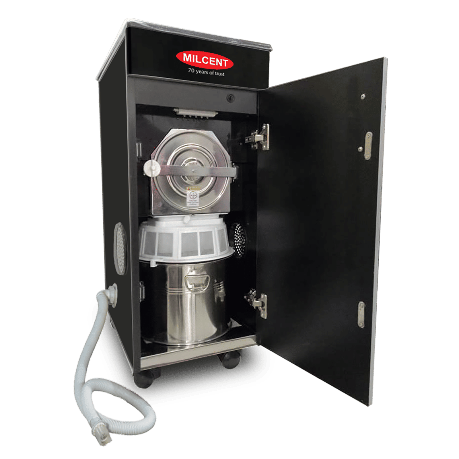 MILCENT Flour Mill Machine (Inbuilt Vaccum Cleaner, FLORAL VC-210, Black)_5