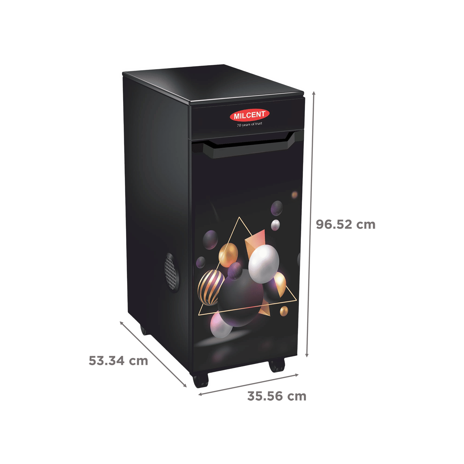 MILCENT Stylo Plus VC Pyramid 750 Watts 6.5 Kg Flour Mill Machine (Fully Automatic, Brown)_3