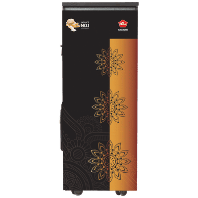 NATRAJ Premium Designer 746 Watts 6.5 kg Flour Mill Machine (Auto Start and Clean, VC-110, Black & Gold)