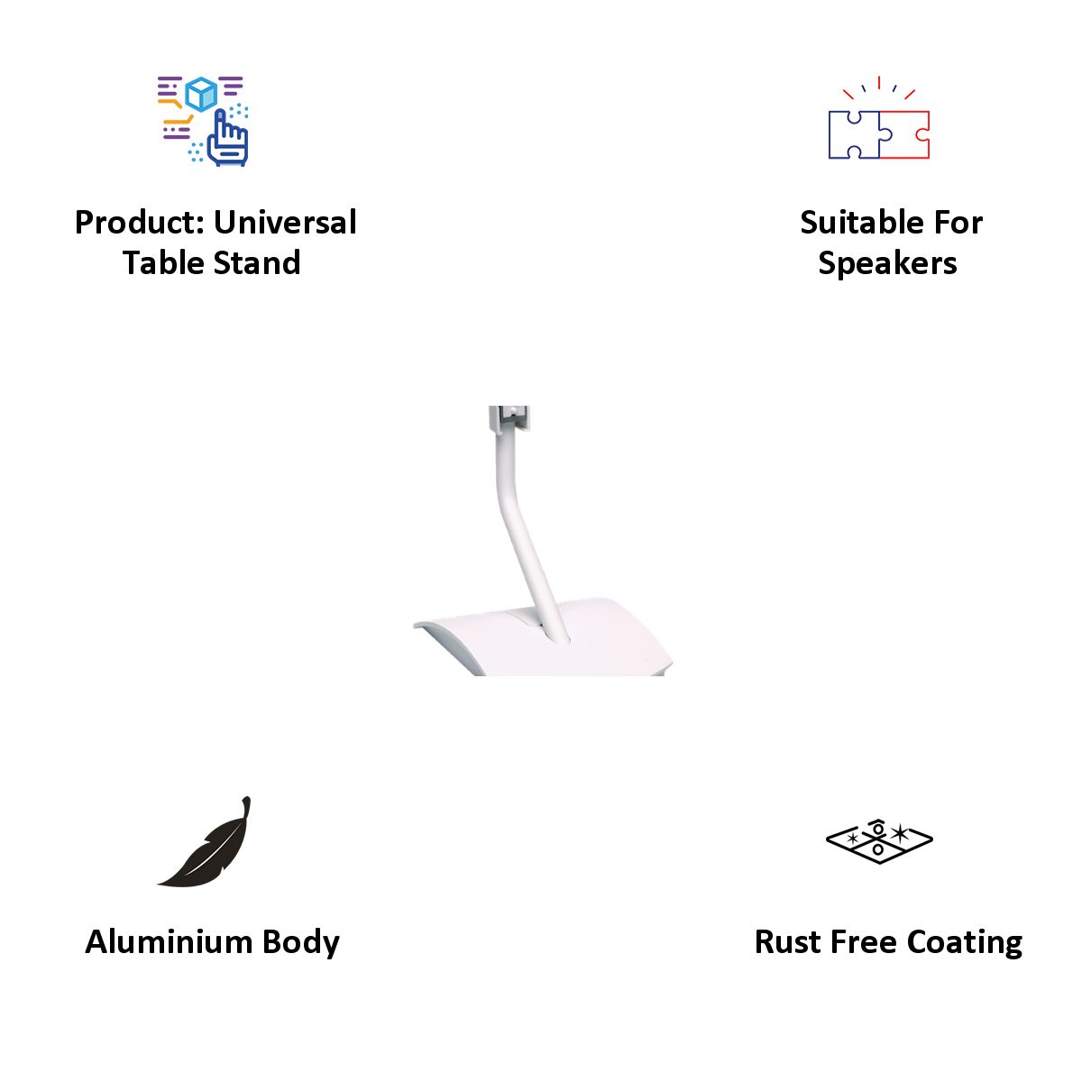 BOSE UFS-20 II Universal Tablestand (722140-0020, White) BOSE UFS-20 II Universal Tablestand (722140-0020, White)_2