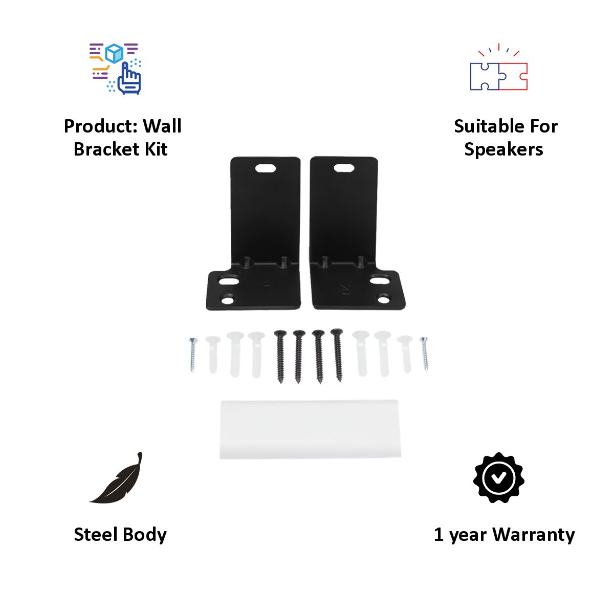 BOSE Wall Bracket (WB-300, Black) BOSE Wall Bracket (WB-300, Black)_3