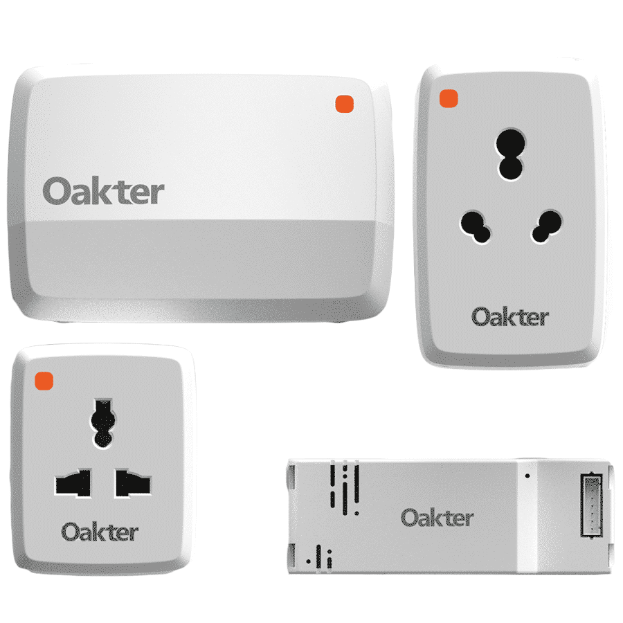 Oakter Alexa & Google Assistant Smart Home Kit For Home Appliances (Voice Control, White) Oakter Alexa & Google Assistant Smart Home Kit For Home Appliances (Voice Control, White)_1