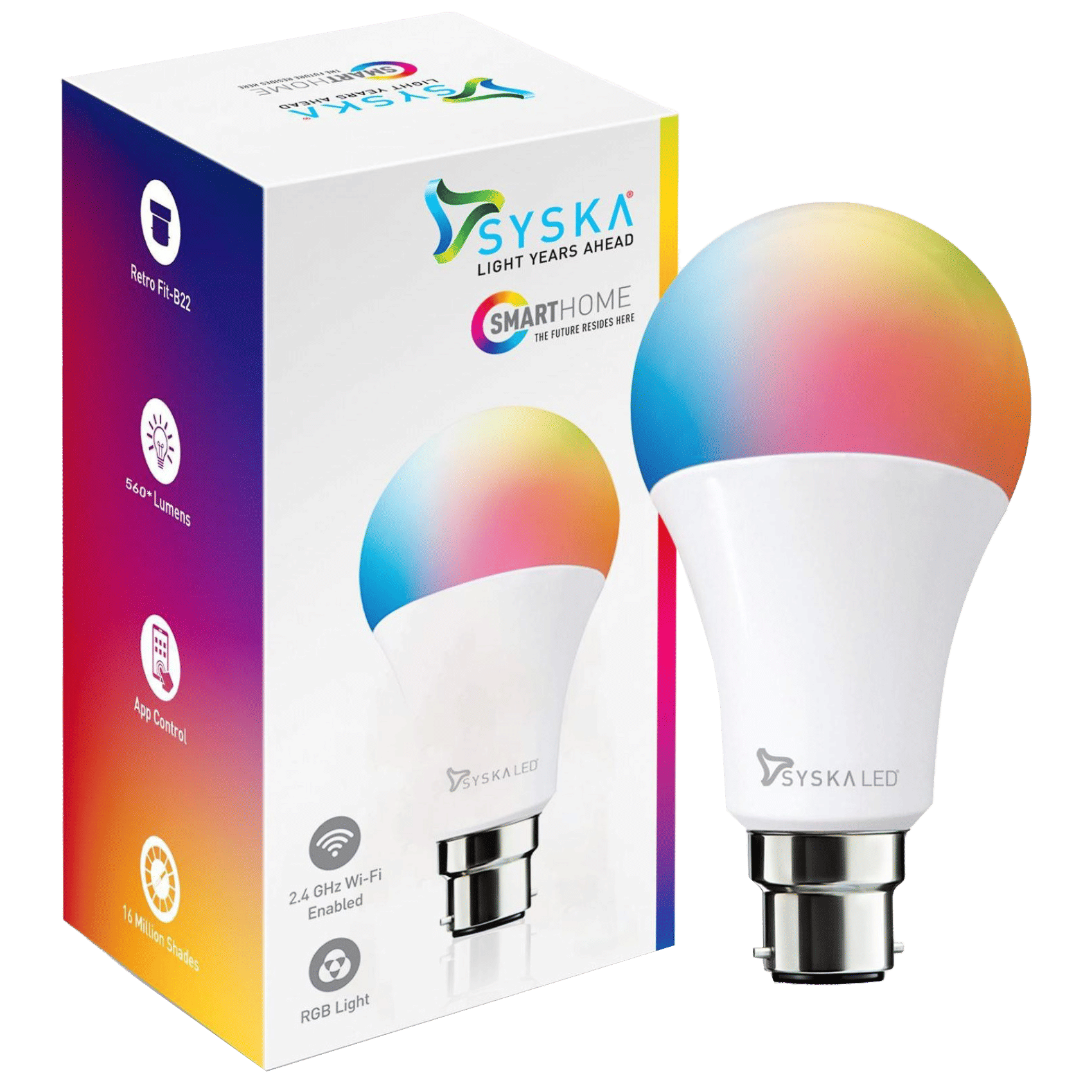 SYSKA 7 Watts Electric Powered LED Bulb (SSK-SMW-7W-C, White) SYSKA 7 Watts Electric Powered LED Bulb (SSK-SMW-7W-C, White)_1