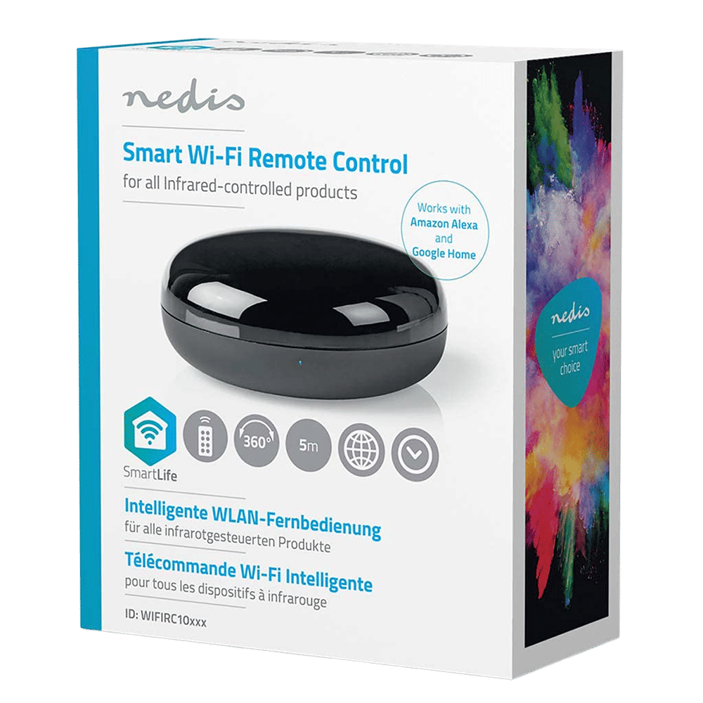 nedis Universal Remote Control For Router Television AC (Programmable, Wi-FiRC10CBK, Black) nedis Universal Remote Control For Router Television AC (Programmable, Wi-FiRC10CBK, Black)_6