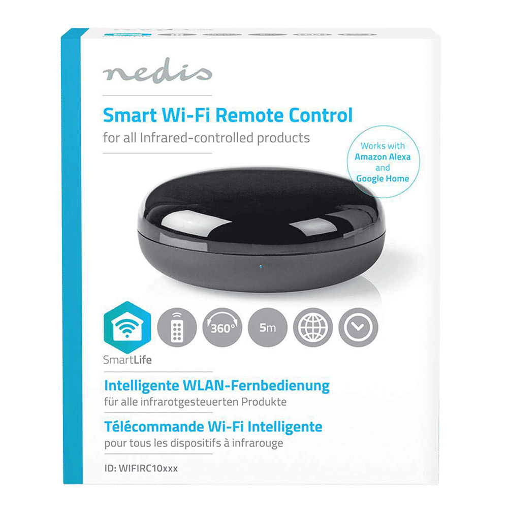 nedis Universal Remote Control For Router Television AC (Programmable, Wi-FiRC10CBK, Black) nedis Universal Remote Control For Router Television AC (Programmable, Wi-FiRC10CBK, Black)_7