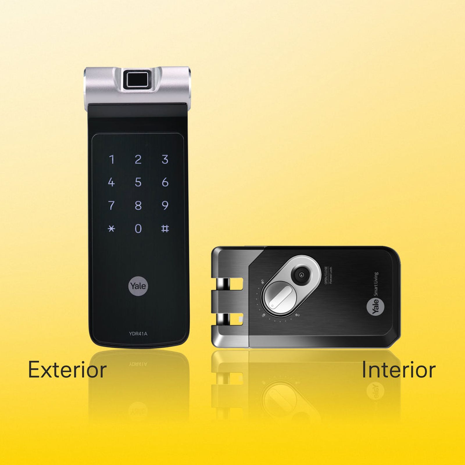 Yale YDR Smart Lock For Private Space (Code Scrambling, 41A, Gold)_3