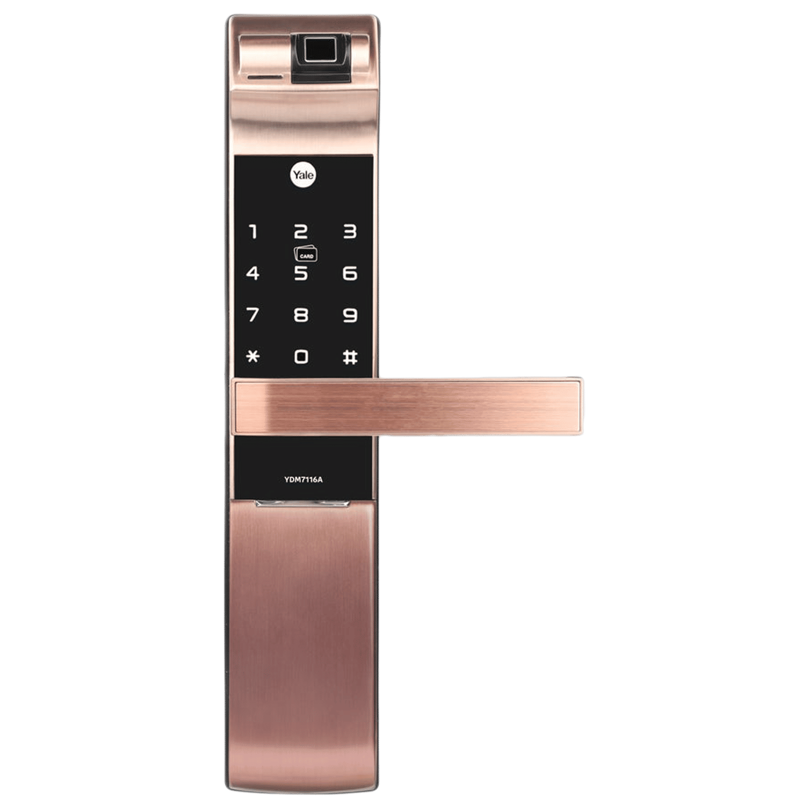 Yale RB Smart Lock For Private Space (Fingerprint Scanner, YDM 7116A, Red Bronze) Yale RB Smart Lock For Private Space (Fingerprint Scanner, YDM 7116A, Red Bronze)_1