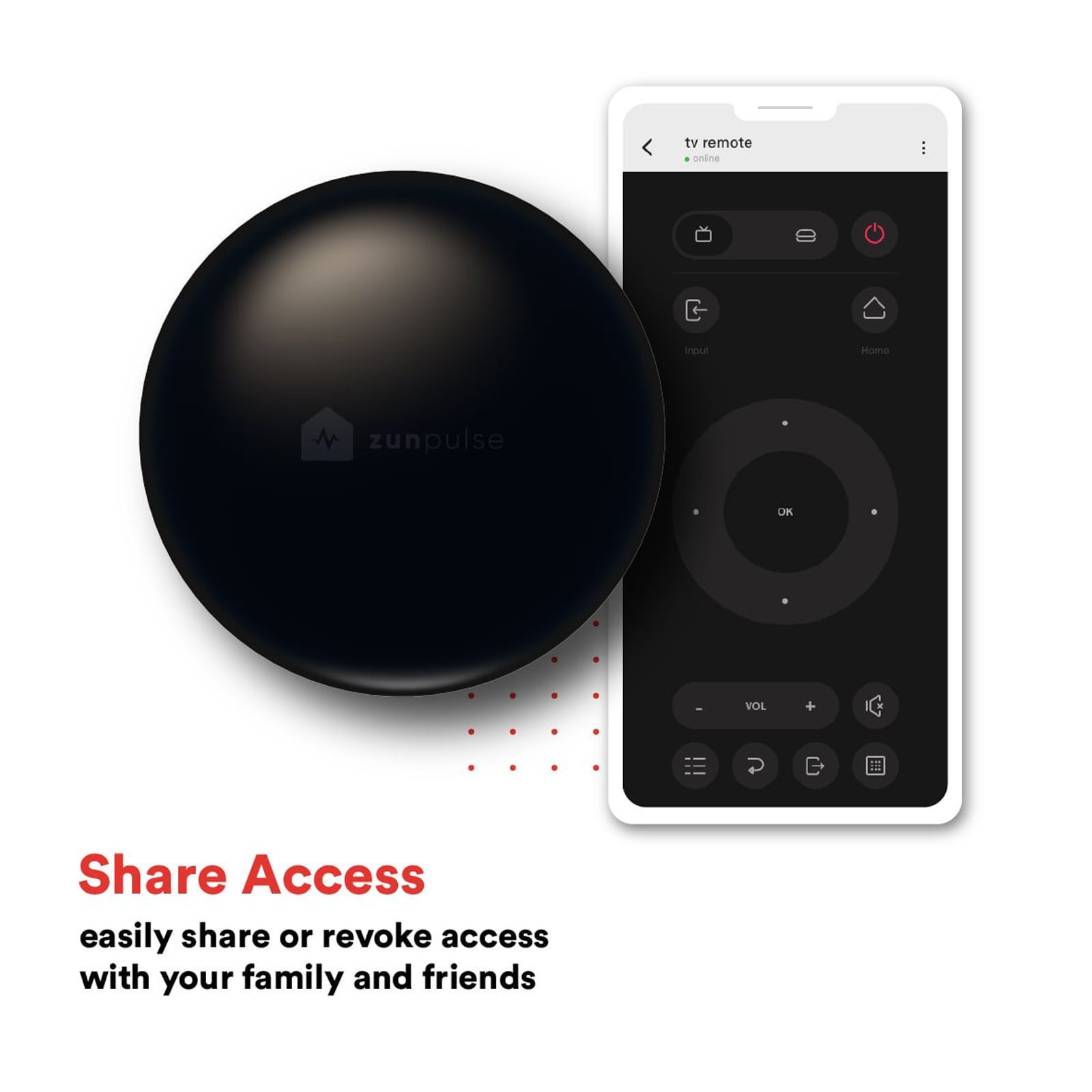 zunpulse Universal Smart Remote Control For Television (Black) zunpulse Universal Smart Remote Control For Television (Black)_3