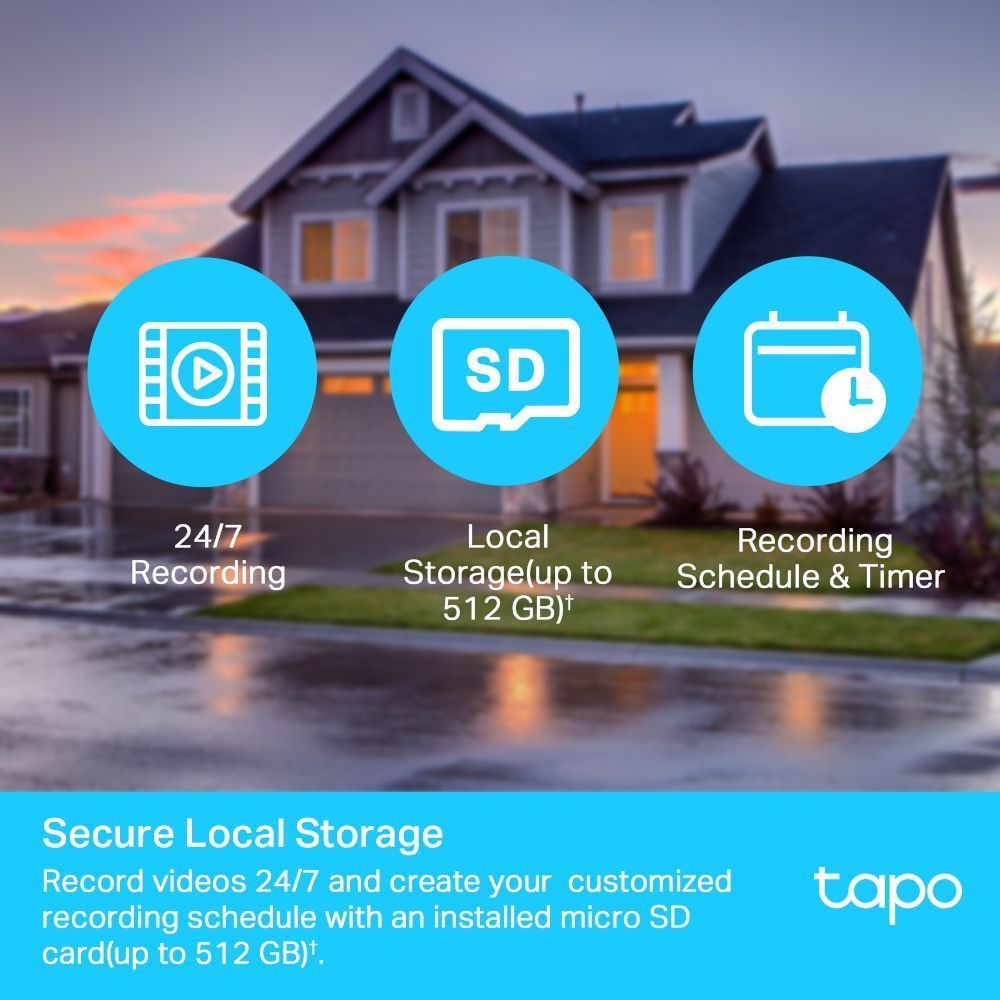 tp-link Tapo C500 Outdoor Pan/Tilt CCTV Security Camera (IP65 Weatherproof, White) tp-link Tapo C500 Outdoor Pan/Tilt CCTV Security Camera (IP65 Weatherproof, White)_13