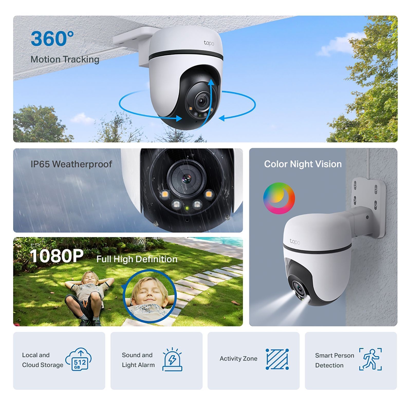 tp-link Tapo C500 Outdoor Pan/Tilt CCTV Security Camera (IP65 Weatherproof, White) tp-link Tapo C500 Outdoor Pan/Tilt CCTV Security Camera (IP65 Weatherproof, White)_19
