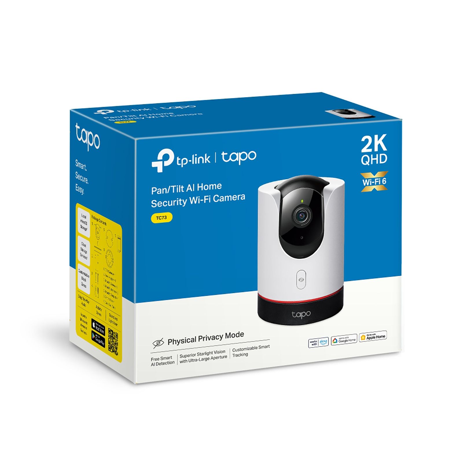 tp-link Tapo C225 Full HD Home Security Wi-Fi Camera (Smart Motion Tracking, White) tp-link Tapo C225 Full HD Home Security Wi-Fi Camera (Smart Motion Tracking, White)_2