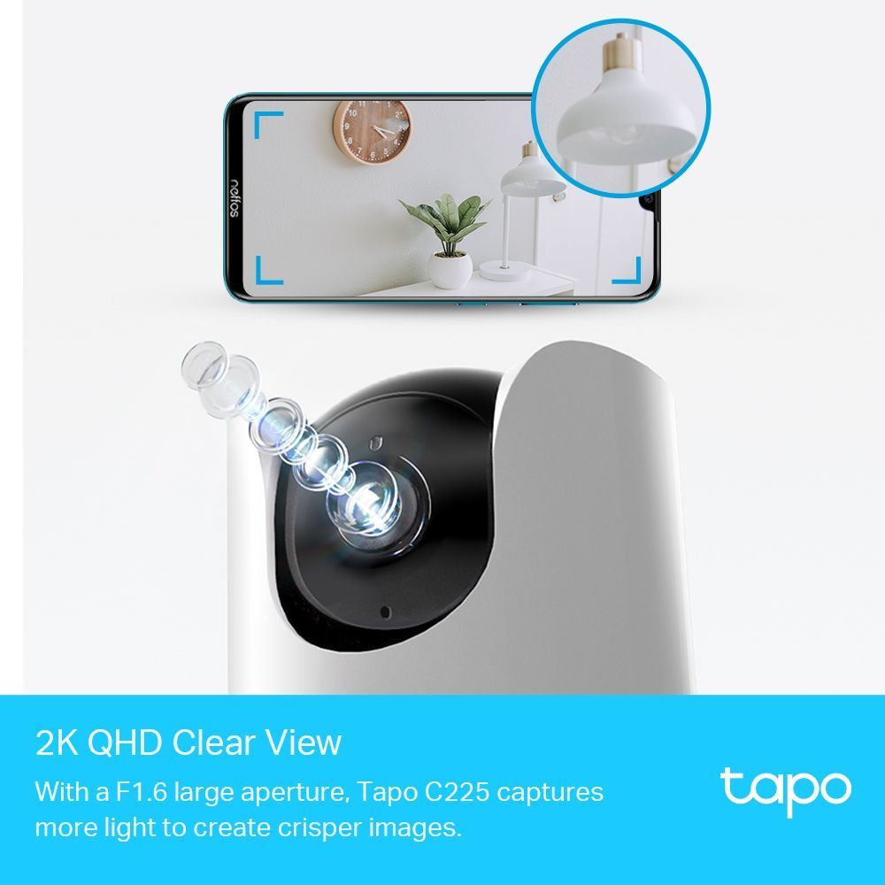 tp-link Tapo C225 Full HD Home Security Wi-Fi Camera (Smart Motion Tracking, White) tp-link Tapo C225 Full HD Home Security Wi-Fi Camera (Smart Motion Tracking, White)_7