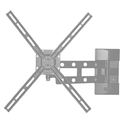 RD PLAST 65 inch Single Arm Wall Mount TV Stand (RW 9840-1, Black)
