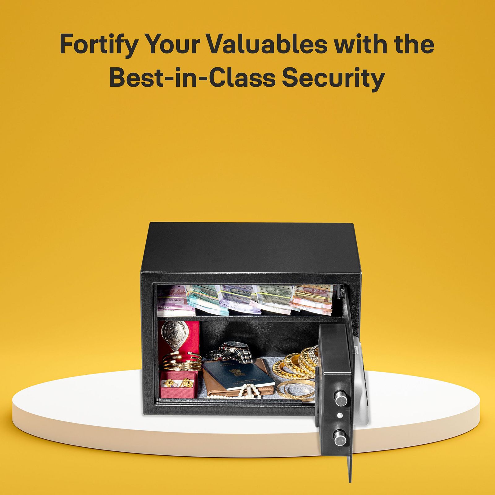 Yale 16.7 Litres Digital & Manual Safety Locker (1 Shelve, YSS/250/DB2, Black) Yale 16.7 Litres Digital & Manual Safety Locker (1 Shelve, YSS/250/DB2, Black)_17