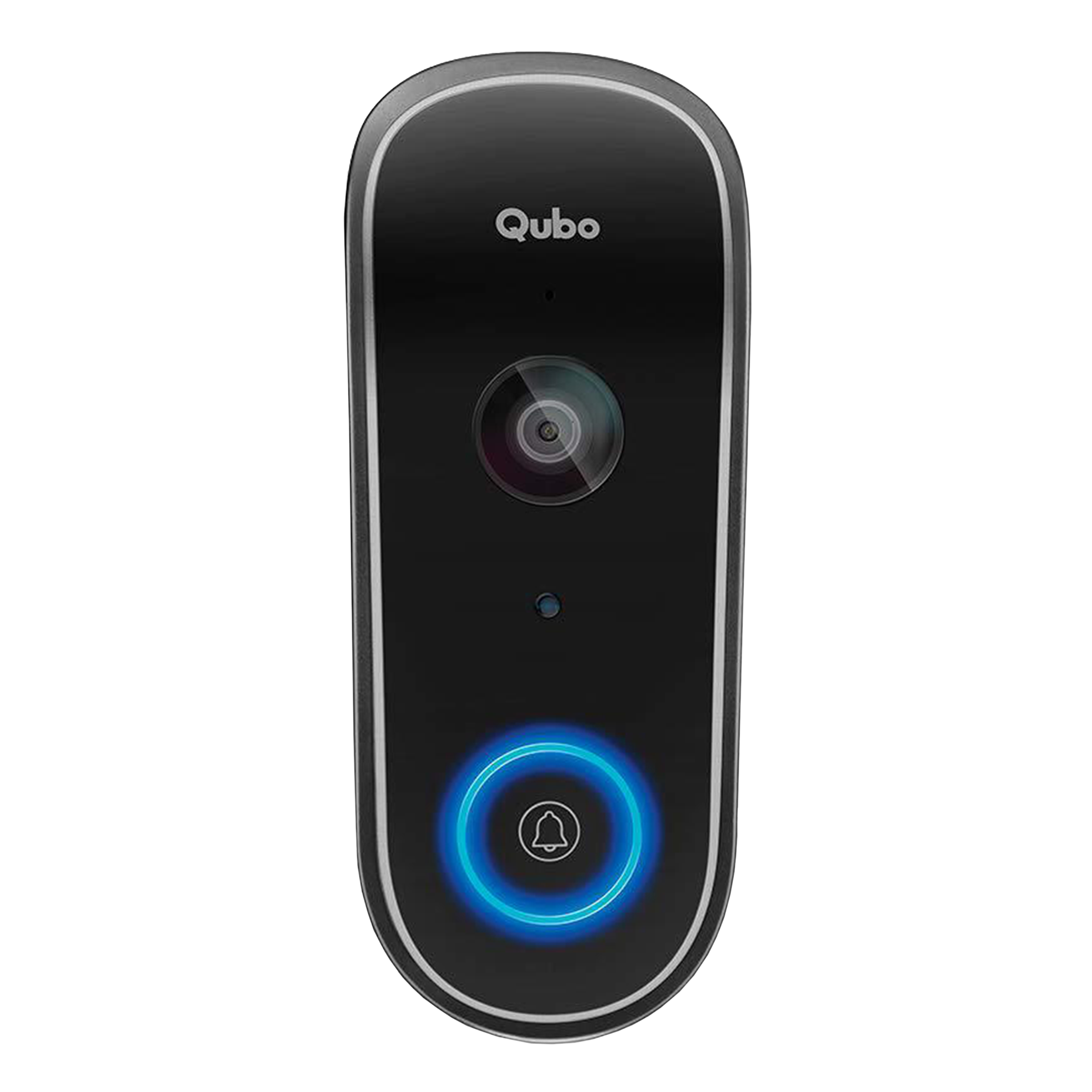 Qubo Wireless Video Door Bell (Person Detection, HCD01, Black)_1