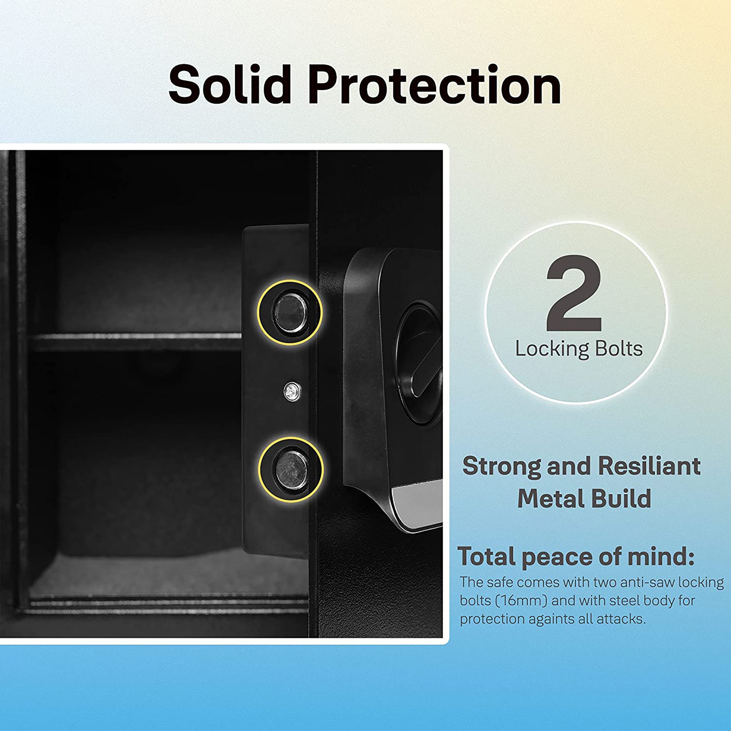 Yale Stellar 250/DB2 16.7 Litres Medium Digital Safety Locker (1 Shelf, Black) Yale Stellar 250/DB2 16.7 Litres Medium Digital Safety Locker (1 Shelf, Black)_6