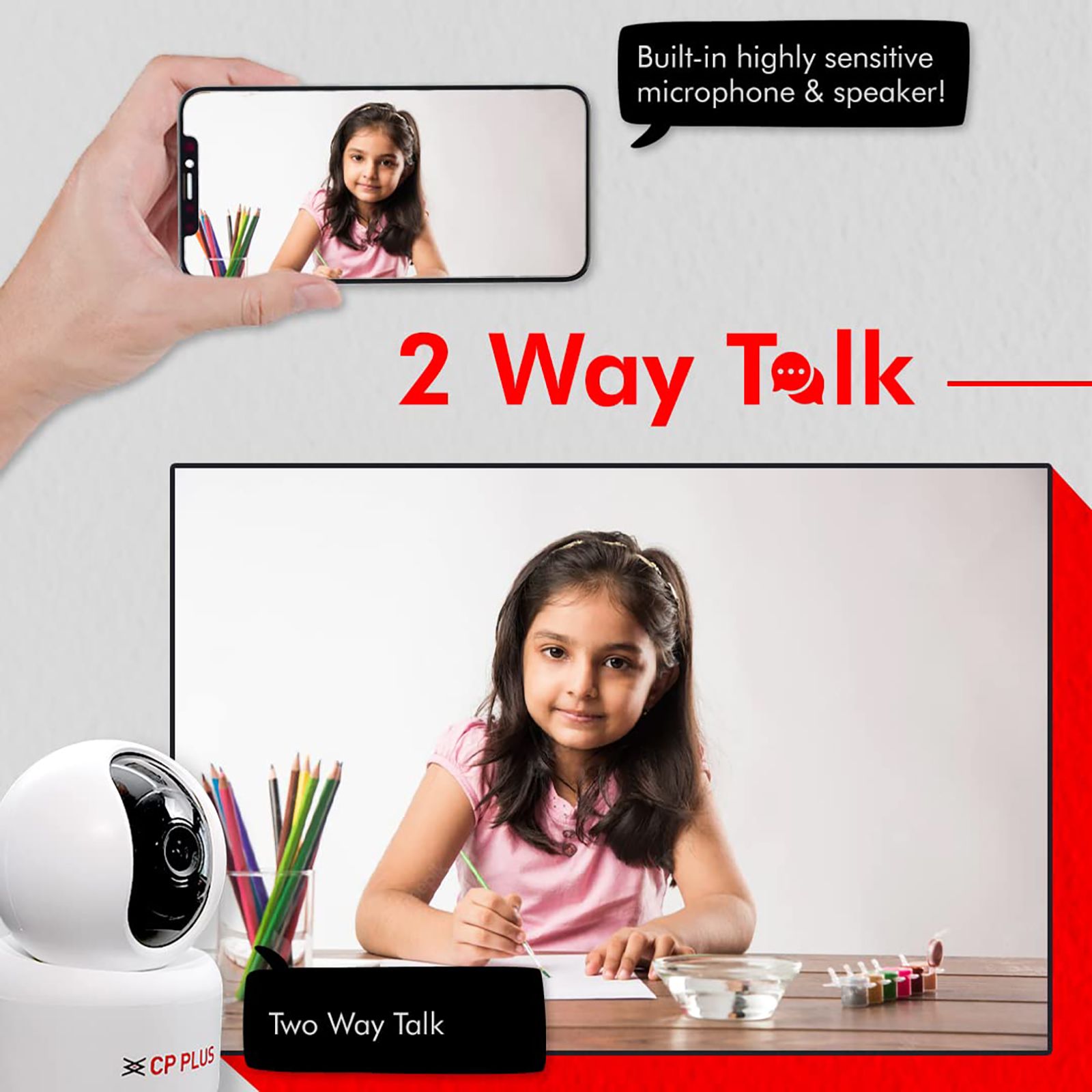 CP PLUS Smart CCTV Security Camera (Google Assistant Support, CP-E25A, White)_12