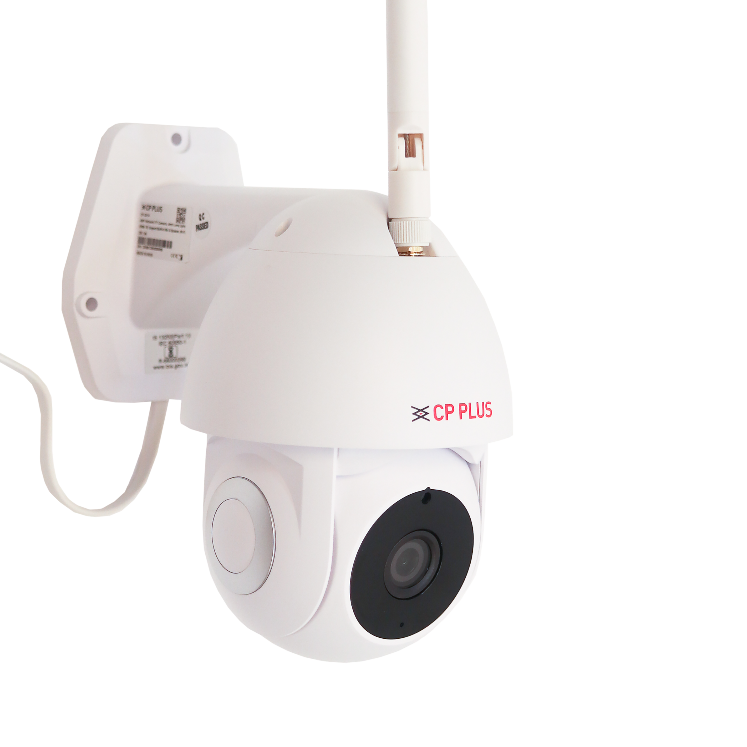 CP PLUS Ezykam HD WiFi CCTV Security Camera (Google Assistant Support, CP-Z41A, White)_2