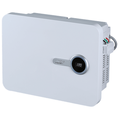 V-Guard 15 Amps Voltage Stabilizer For 2T Air Conditioner (135 - 280 V, Fail Safe Circuit Protection, VWI 500, White)