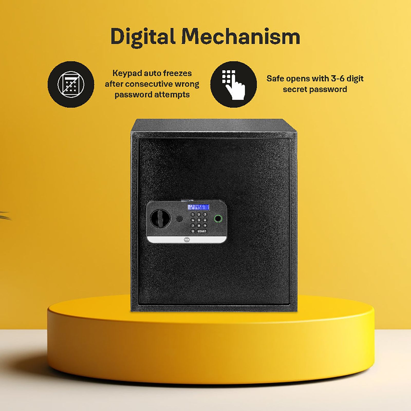 Yale Stellar 41 Litres Digital Safety Locker (390/DB2, Black)_15