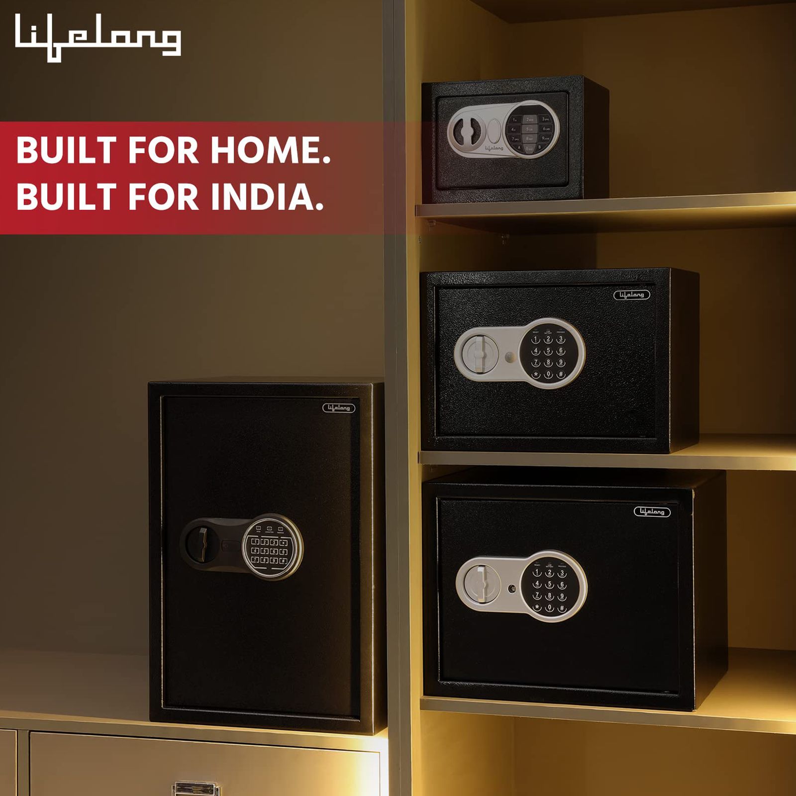 Lifelong LLHSL08 22 Litres Digital Safety Lockers (1 Shelve, Black) Lifelong LLHSL08 22 Litres Digital Safety Lockers (1 Shelve, Black)_7