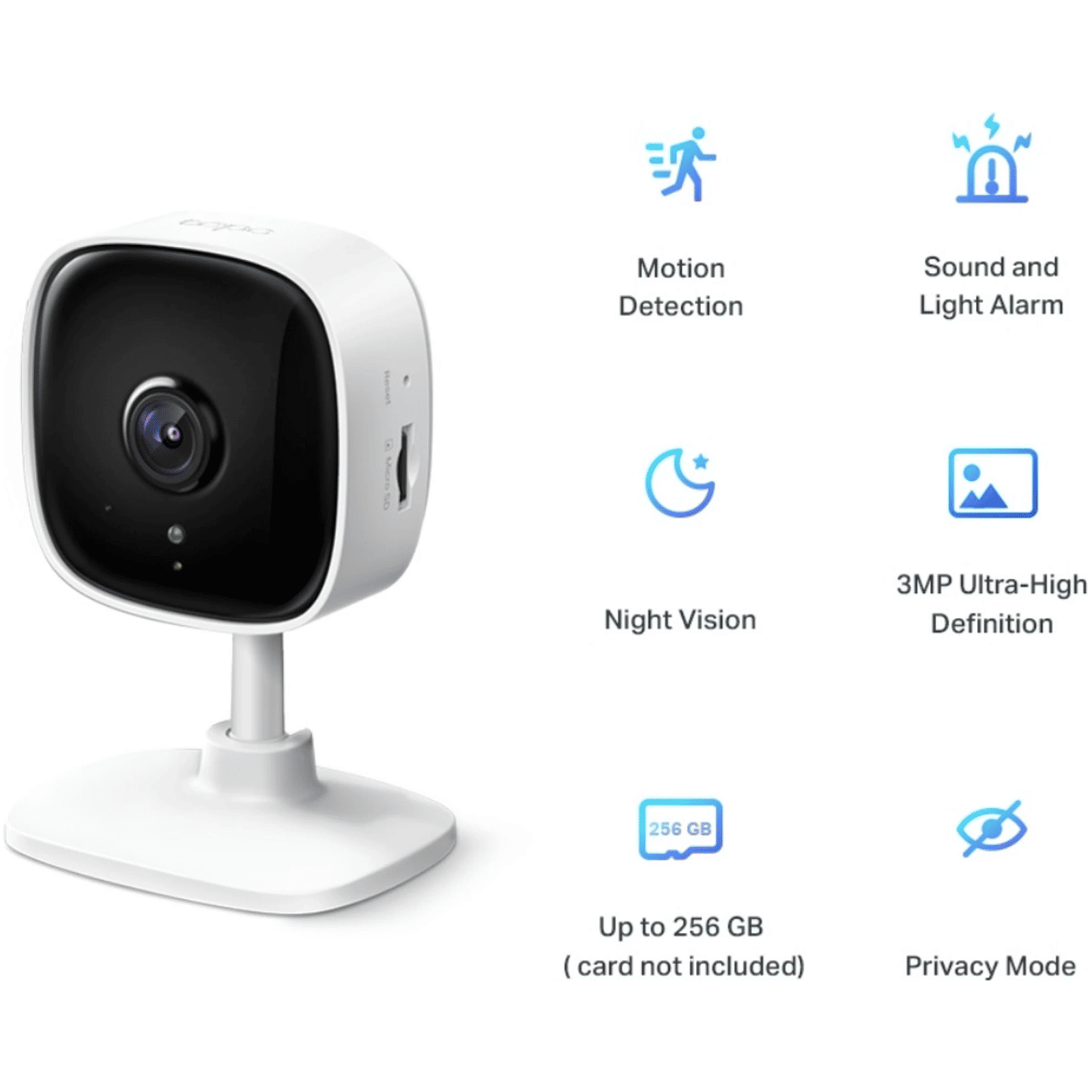 tp-link Tapo C110 Wi-Fi CCTV Security Camera (Motion Detection, White) tp-link Tapo C110 Wi-Fi CCTV Security Camera (Motion Detection, White)_2